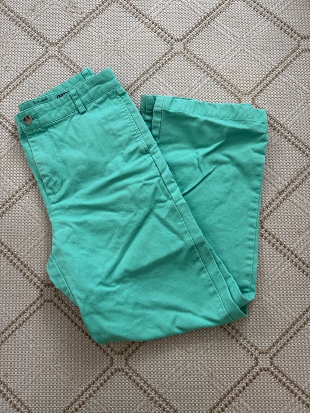 Vineyard Vines Seafoam Green Boys Pants, size 18, EUC